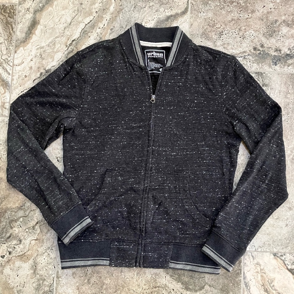 Urban Pipeline Speckled Fleece Lined zip up jacket S